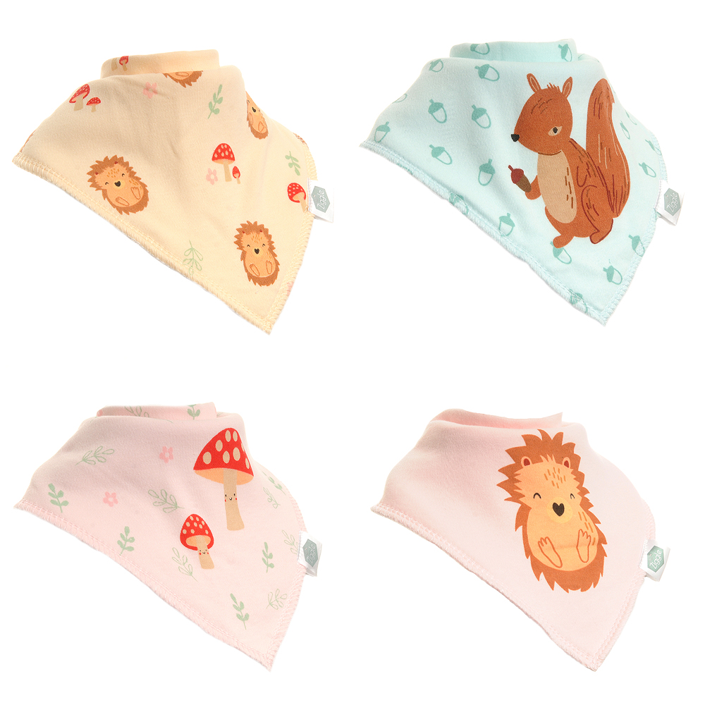 Woodland bib set for wholesale by Ziggle Baby