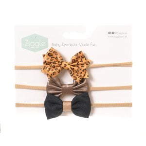 Party Mustard Hairbow Set