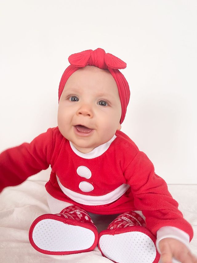 Red Top Bow Turban Baby Headband Ziggle