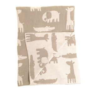 Blanket - Fawn Animals - Unfolded copy