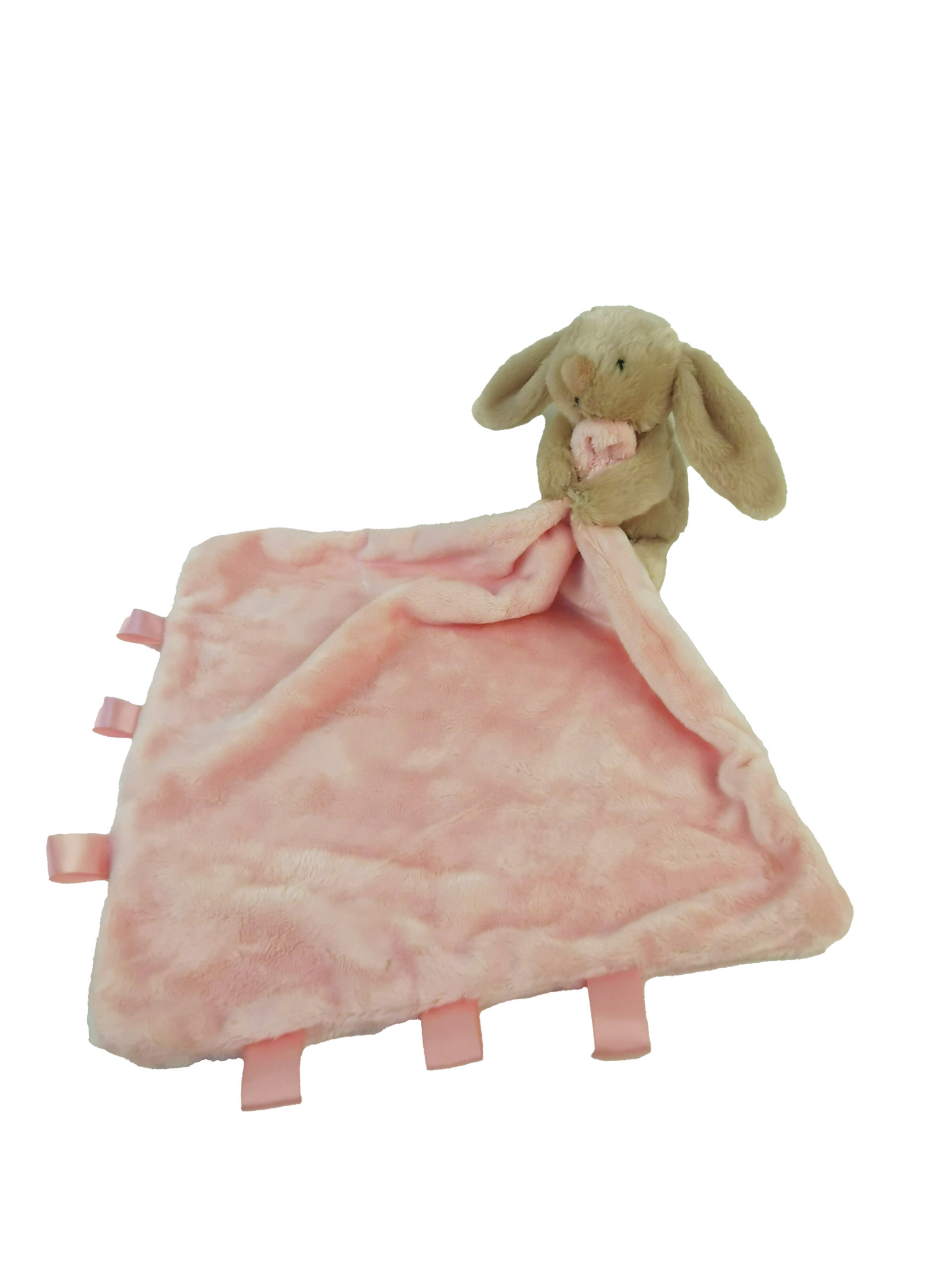 Beige Bunny Comforter Blanket for Newborn Baby Girls Ziggle