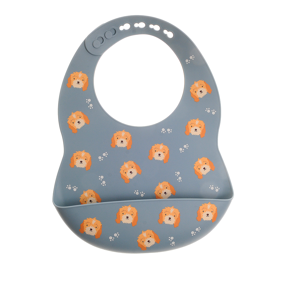 Attrapez-le Bavoir en Silicone Cockapoo pour la vente par Ziggle Baby