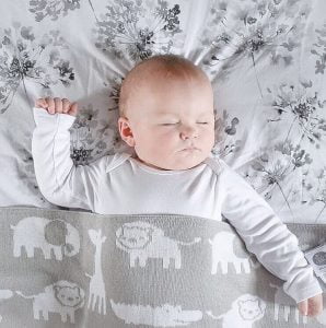 mummy_and_archie - grey and white animals blanket (1)