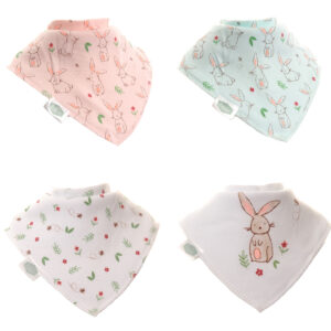 Bunnies bib set