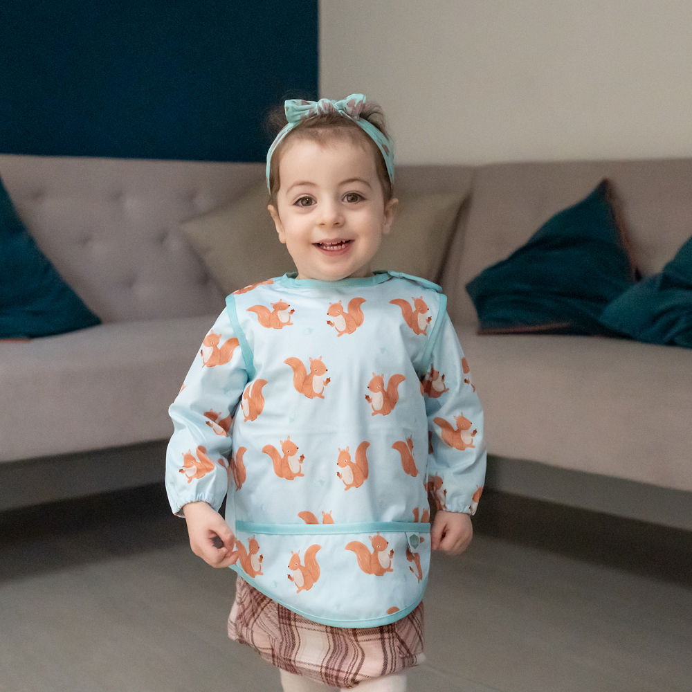 Coverall Feeding Bib Squirrels - Image 13