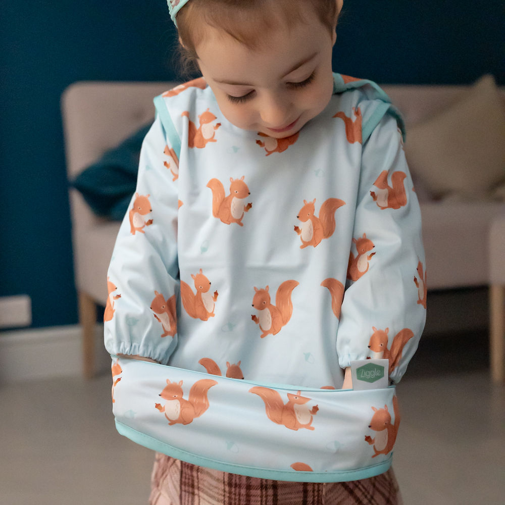 Coverall Feeding Bib Squirrels - Image 16