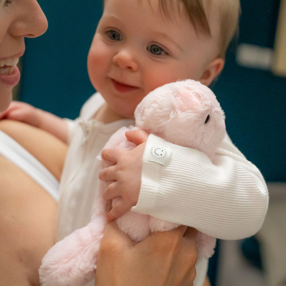 Pink Bunny Plush Toy - Image 3