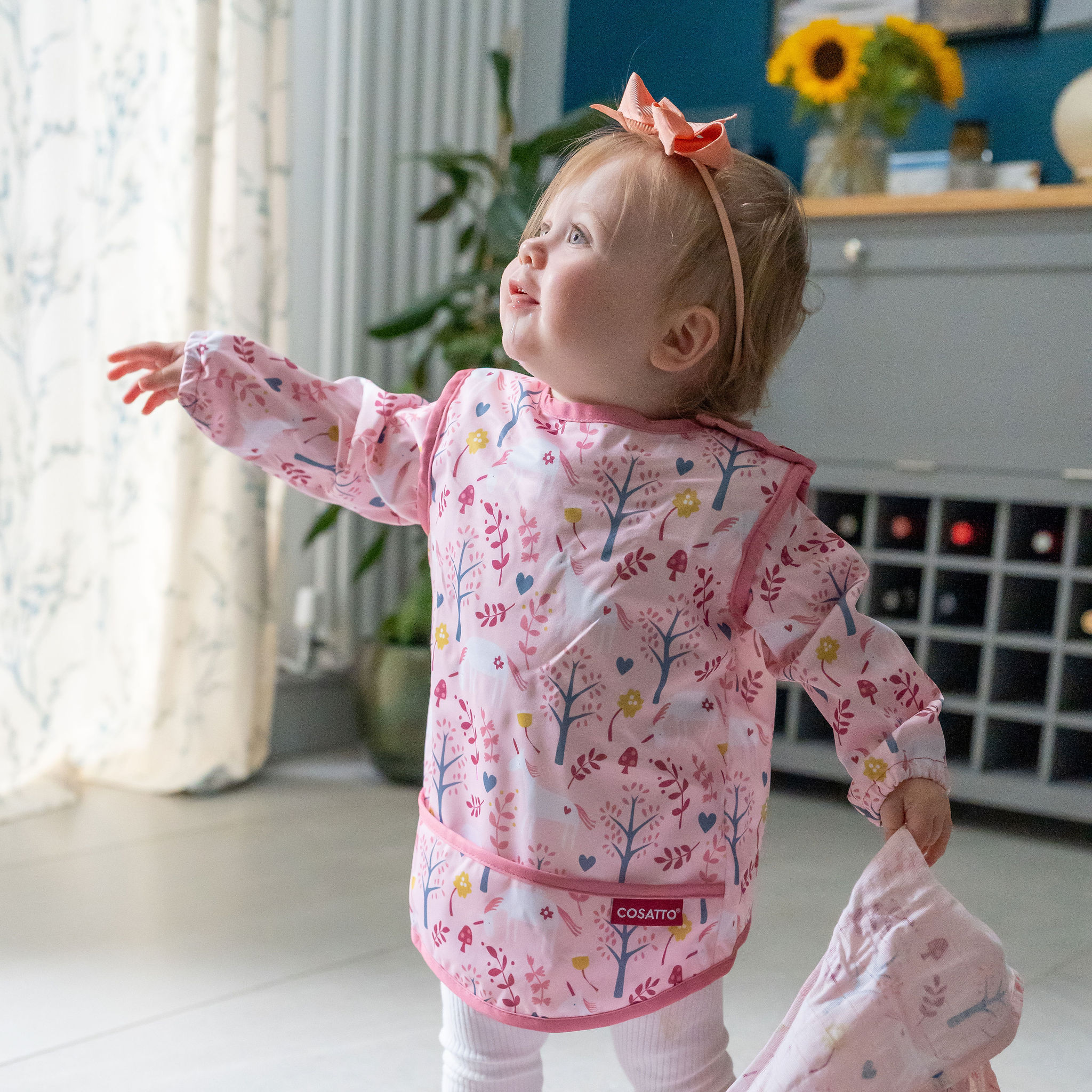 Cosatto Coverall Feeding Bib Unicorn Garden - Image 10