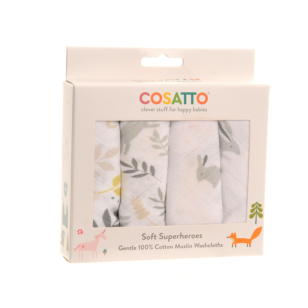Cosatto Bobtail Washcloths