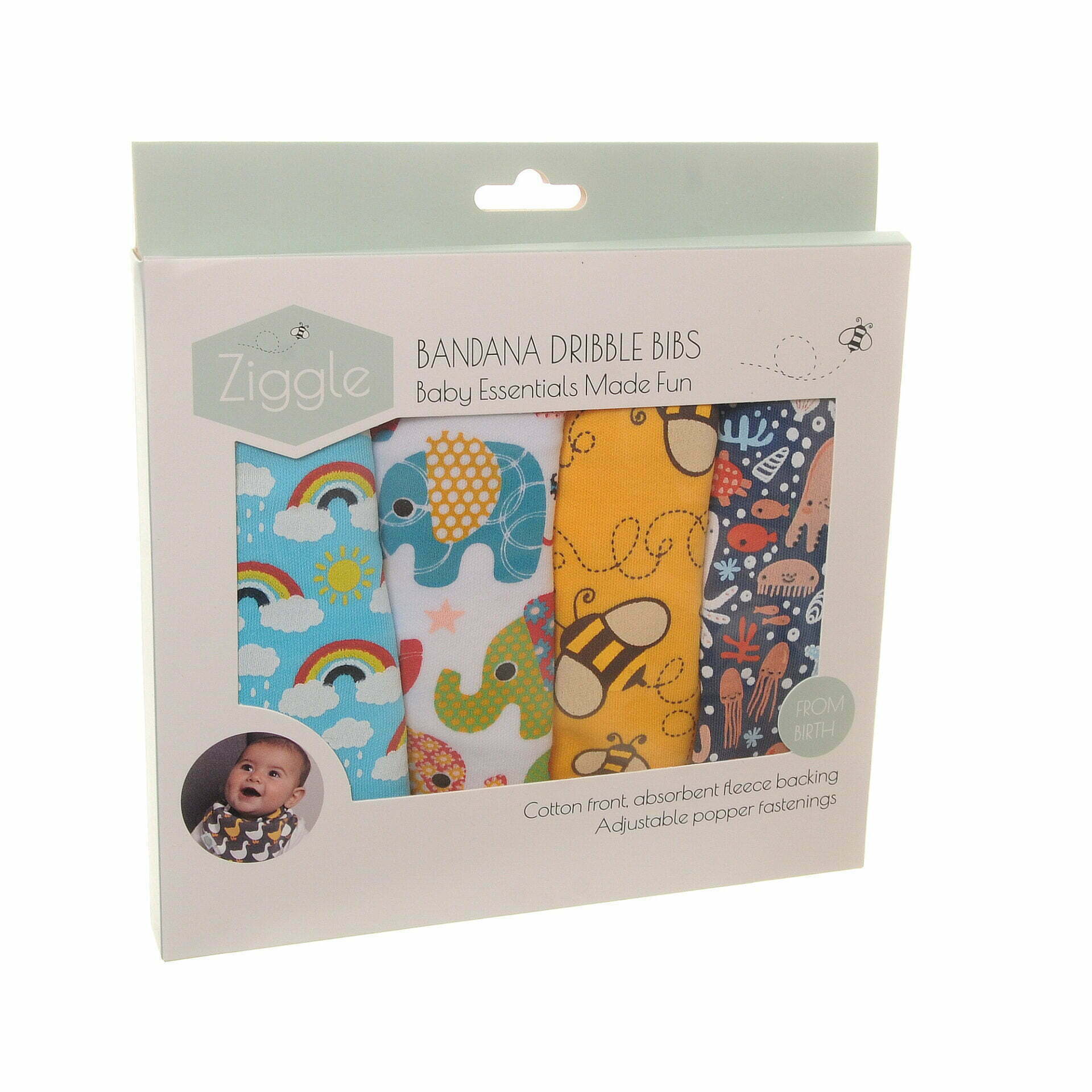 Colour Burst bib set - Image 2