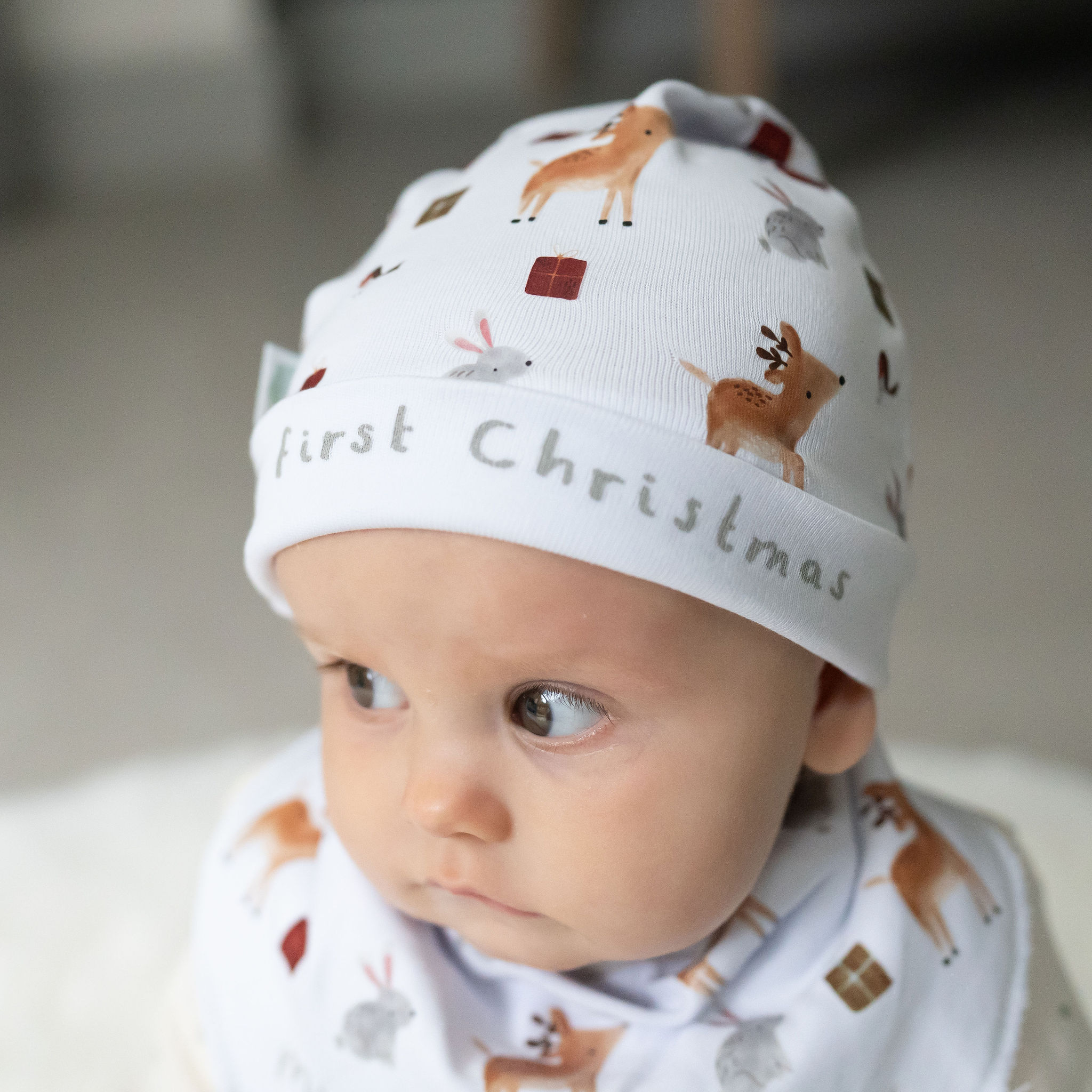 My First Christmas Winter Animals Hat - Image 2