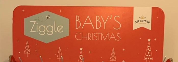 Christmas Header Board (Red) for Single Sided FSDU Stand