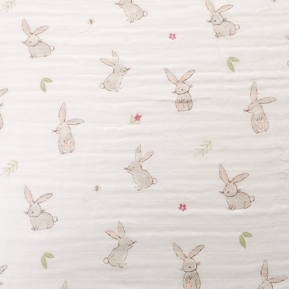 Gift set: Bib Rattle Washcloth Bunnies - Image 4