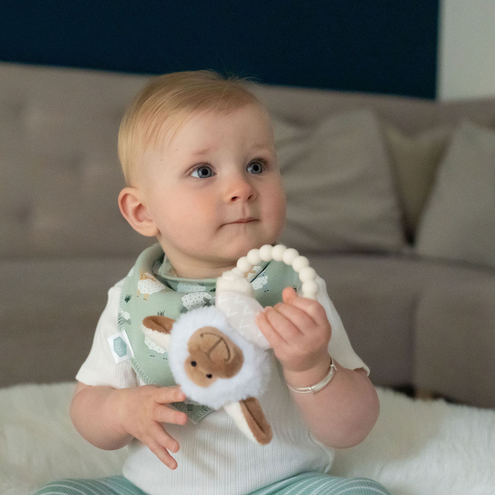Sheep Plush Baby Rattle - Image 3