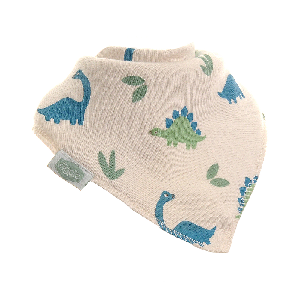 Gift set: Bib, Rattle, Washcloth Dino - Image 2