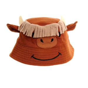Highland Cow Face Sun Hat