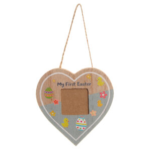 My First Easter Heart Photoframe Hanger