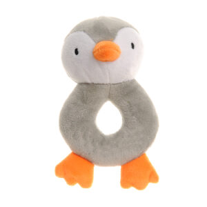 Penguin Plush Baby Rattle