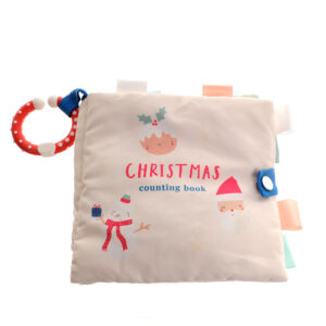 Christmas Counting Soft Book Beige