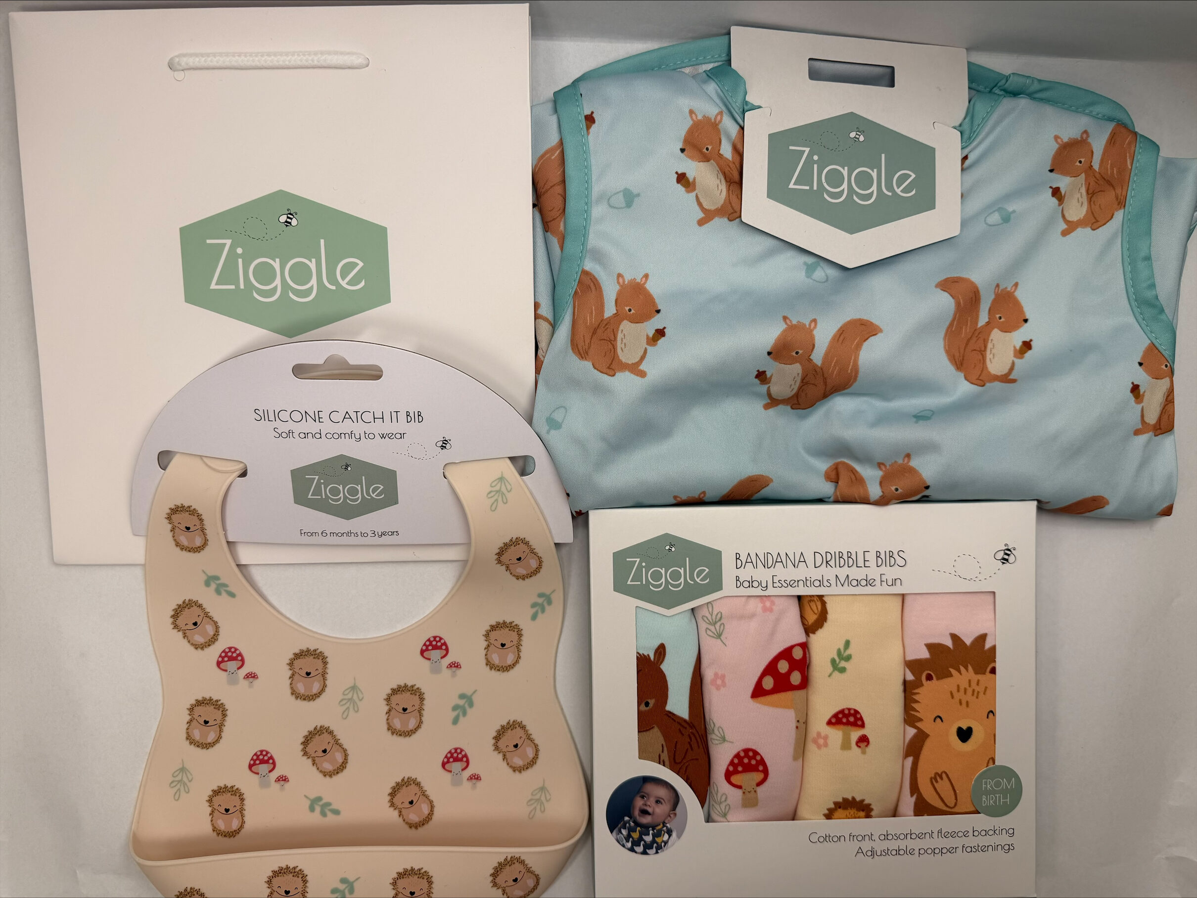Woodland Bibs Gift Bag Bundle - 38% off
